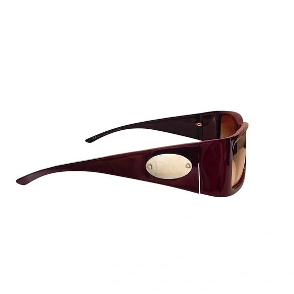 NWOT Christian Dior ClassicDior 2 CQJNF Burgundy Sunglasses Brown Gradient Lens - Picture 13 of 16